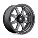 Fuel D552 MATTE GUN METAL BLACK BEAD RING 20x9 6x139.7 Wheels | Offset: 1 | Backspace: 5.04 | Bore: 108