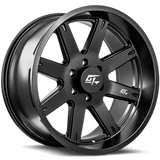 GT OFFROAD Invasion Satin Black Satin Black 22x10 8x165.1 Wheels | Offset: -18 | Backspace: 4.75 | Bore: 125.2