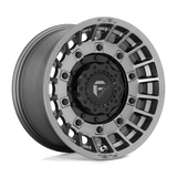 Fuel D726 MATTE ANTHRACITE AND BLACK 17x9 5x114.3/5x127 Wheels | Offset: -12 | Backspace: 4.53 | Bore: 78.1