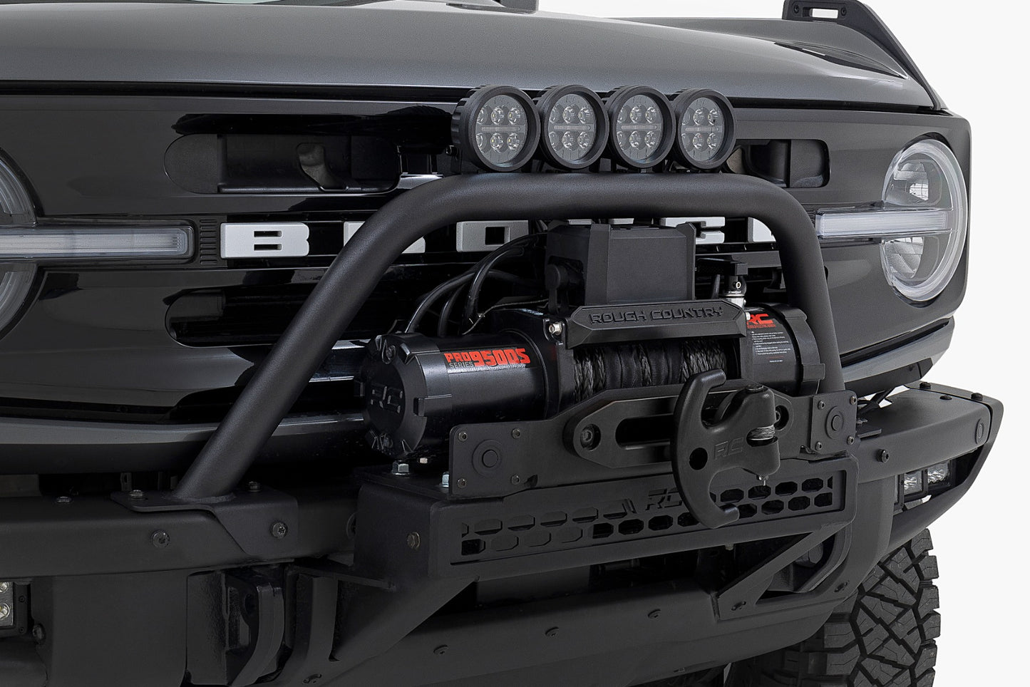 Safari Bar | 12" LED Light Bar | Black | Dual Row | OE Modular Steel | Ford Bronco (21-23)