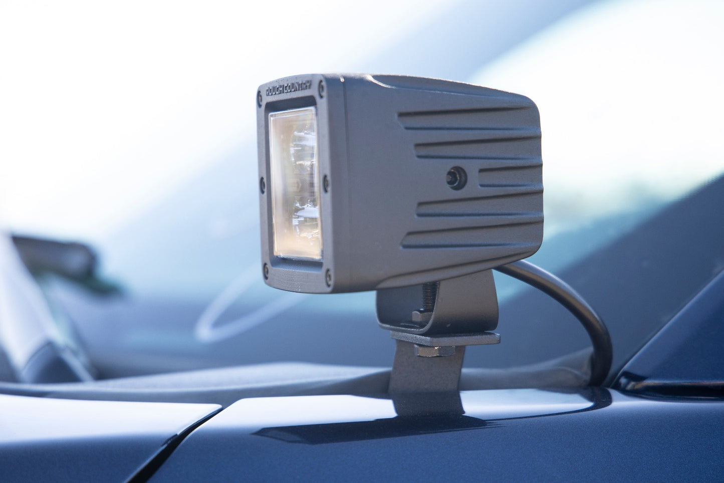 LED Light | Ditch Mount | 2" Chrome Pair | Wide Angle | Ford F-150 (15-23)