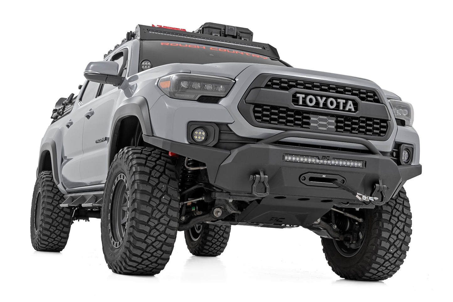 LED Fog Light Kit | 3.5 Inch Round Black Series | Amber DRL | Toyota Tacoma (16-22)