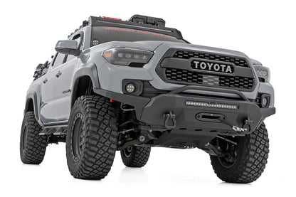 LED Fog Light Kit | 3.5 Inch Round Black Series | Amber DRL | Toyota Tacoma (16-22)