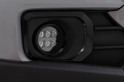 LED Fog Light Kit | 3.5 Inch Round Black Series | Amber DRL | Toyota Tacoma (16-22)