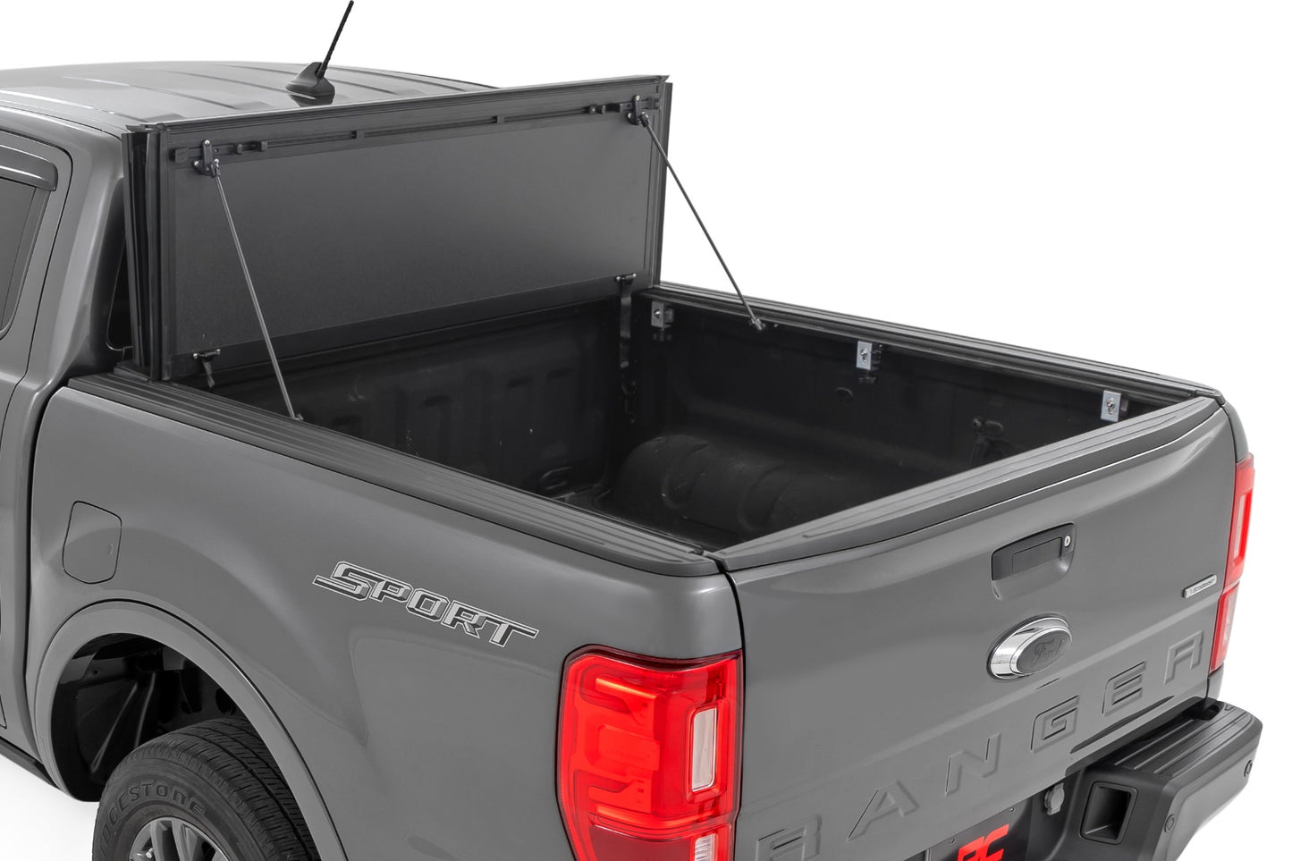 Hard Tri-Fold Flip Up Bed Cover | 6' Bed | Ford Ranger 2WD/4WD (19-23)