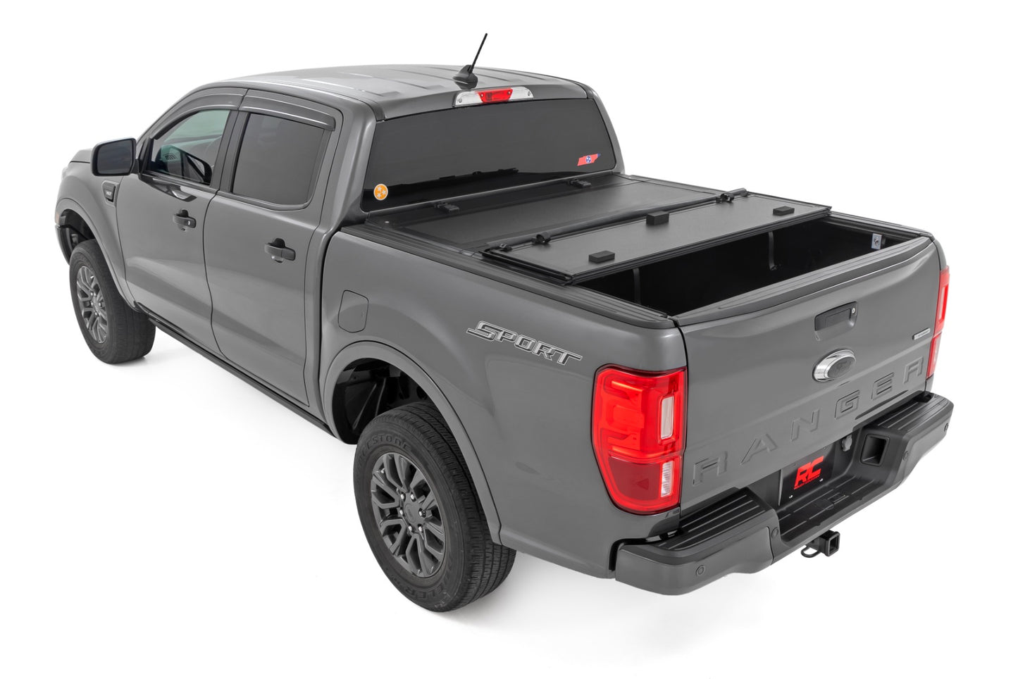 Hard Tri-Fold Flip Up Bed Cover | 5' Bed | Ford Ranger 2WD/4WD (19-23)