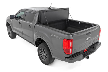 Hard Tri-Fold Flip Up Bed Cover | 5' Bed | Ford Ranger 2WD/4WD (19-23)