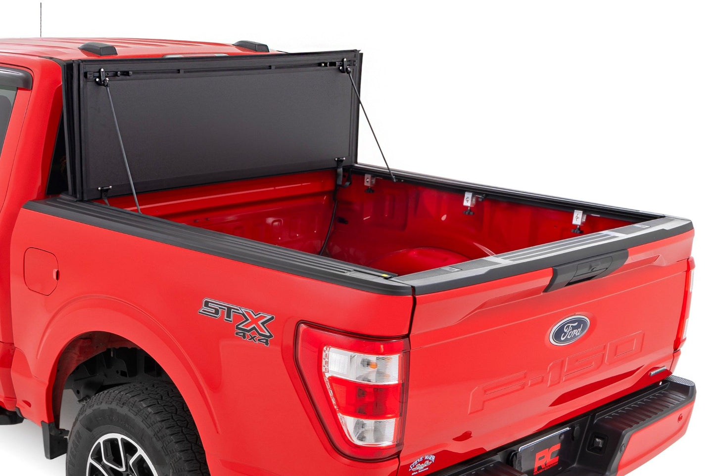 Hard Tri-Fold Flip Up Bed Cover | 5'7" Bed | Ford F-150 (15-20)