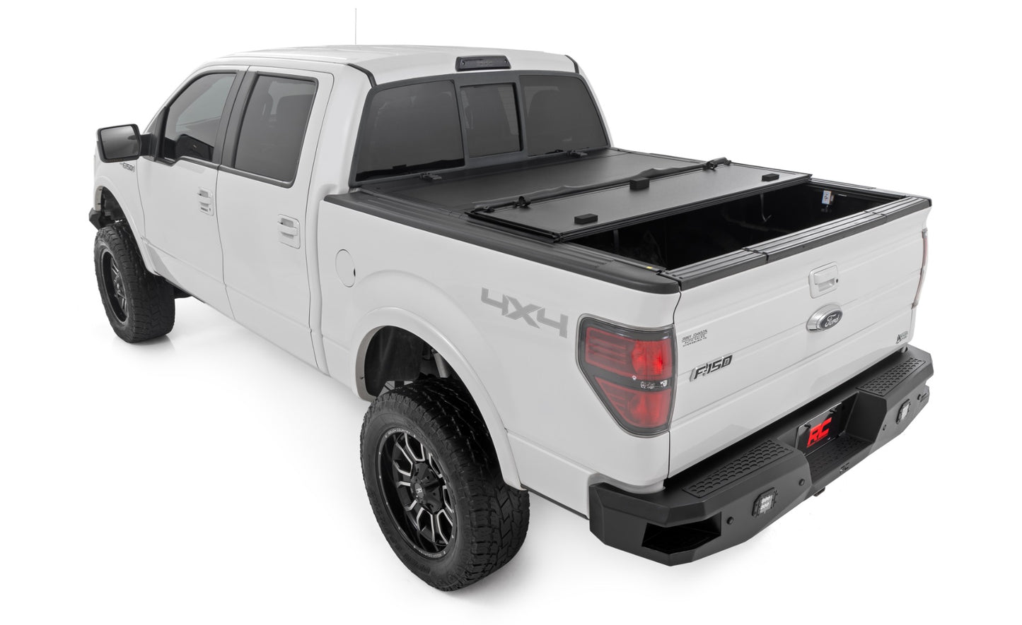 Hard Tri-Fold Flip Up Bed Cover | 5'7" Bed | Ford F-150 2WD/4WD (04-14)