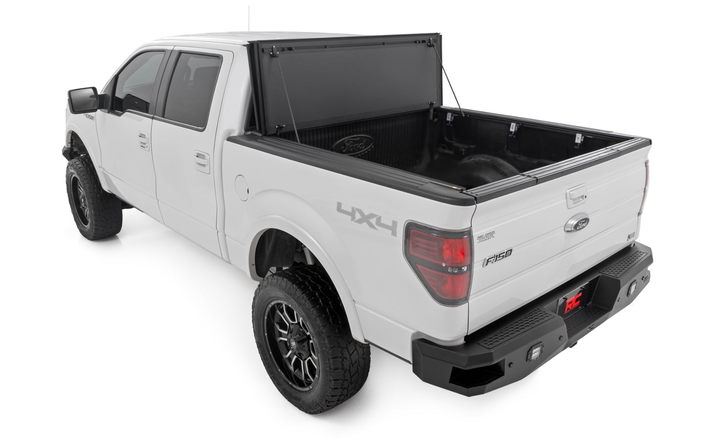 Hard Tri-Fold Flip Up Bed Cover | 5'7" Bed | Ford F-150 2WD/4WD (04-14)