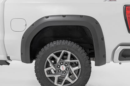 Pocket Fender Flares | GCI Carbon Black | GMC Sierra 1500 2WD/4WD (2019-2024)