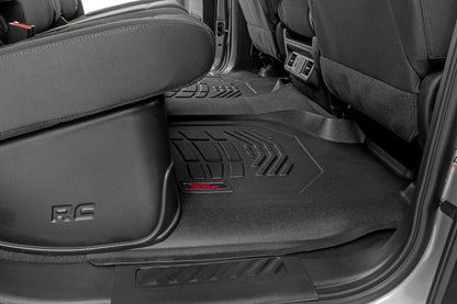 Sure-Fit Floor Mats | FR &amp; RR | FR Over Hump | Crew | Chevy/GMC 1500/2500HD/3500HD (19-25)