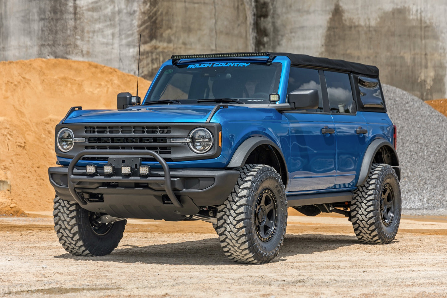 Nudge Bar | 20 Inch Chrome Single Row LED | Ford Bronco 4WD (21-23)