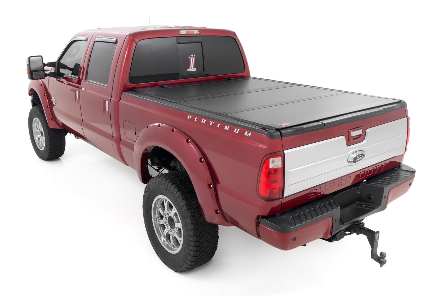 Hard Tri-Fold Flip Up Bed Cover | 6'10" Bed | Ford F-250/F-350 Super Duty (08-16)