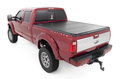 Hard Tri-Fold Flip Up Bed Cover | 6'10" Bed | Ford F-250/F-350 Super Duty (08-16)