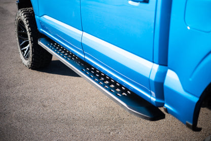 RPT2 Running Board | Crew Cab | Black | Ford F-150/F-150 Lightning/Raptor (15-23)