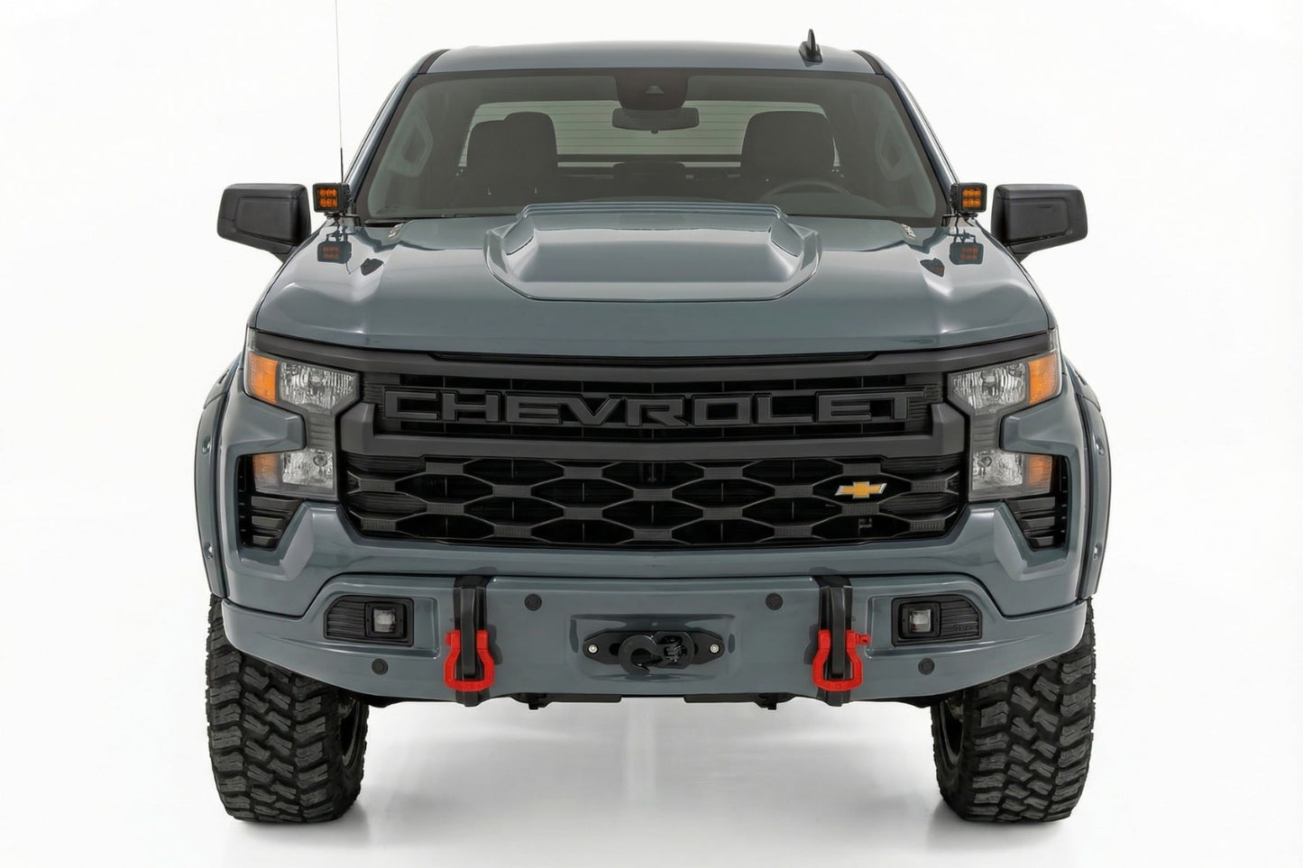 Front FXS Bumper | 12000S | GBD Cypress Gray | Chevy Silverado 1500 2WD/4WD (2023-2026)