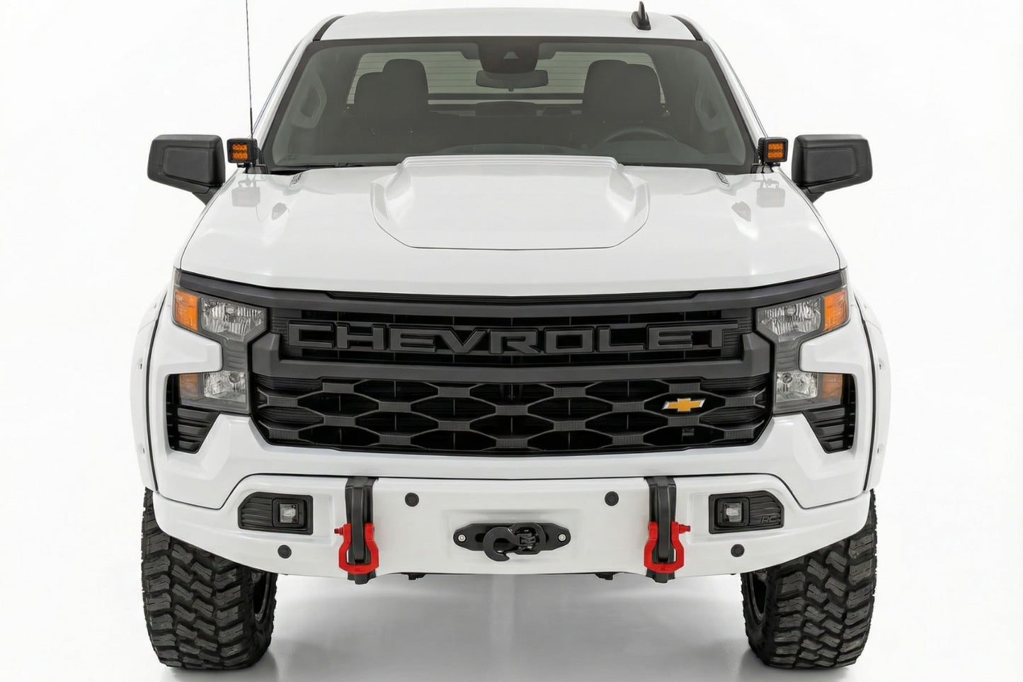 Front FXS Bumper | 12000S | GAZ Summit White | Chevy Silverado 1500 2WD/4WD (2023-2026)