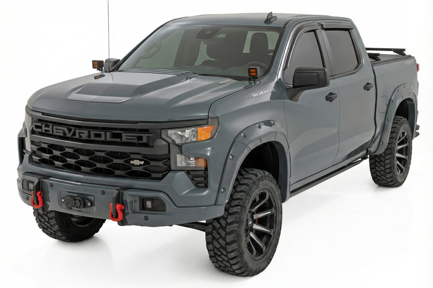 Front FXS Bumper | 12000S | GBD Cypress Gray | Chevy Silverado 1500 2WD/4WD (2023-2026)