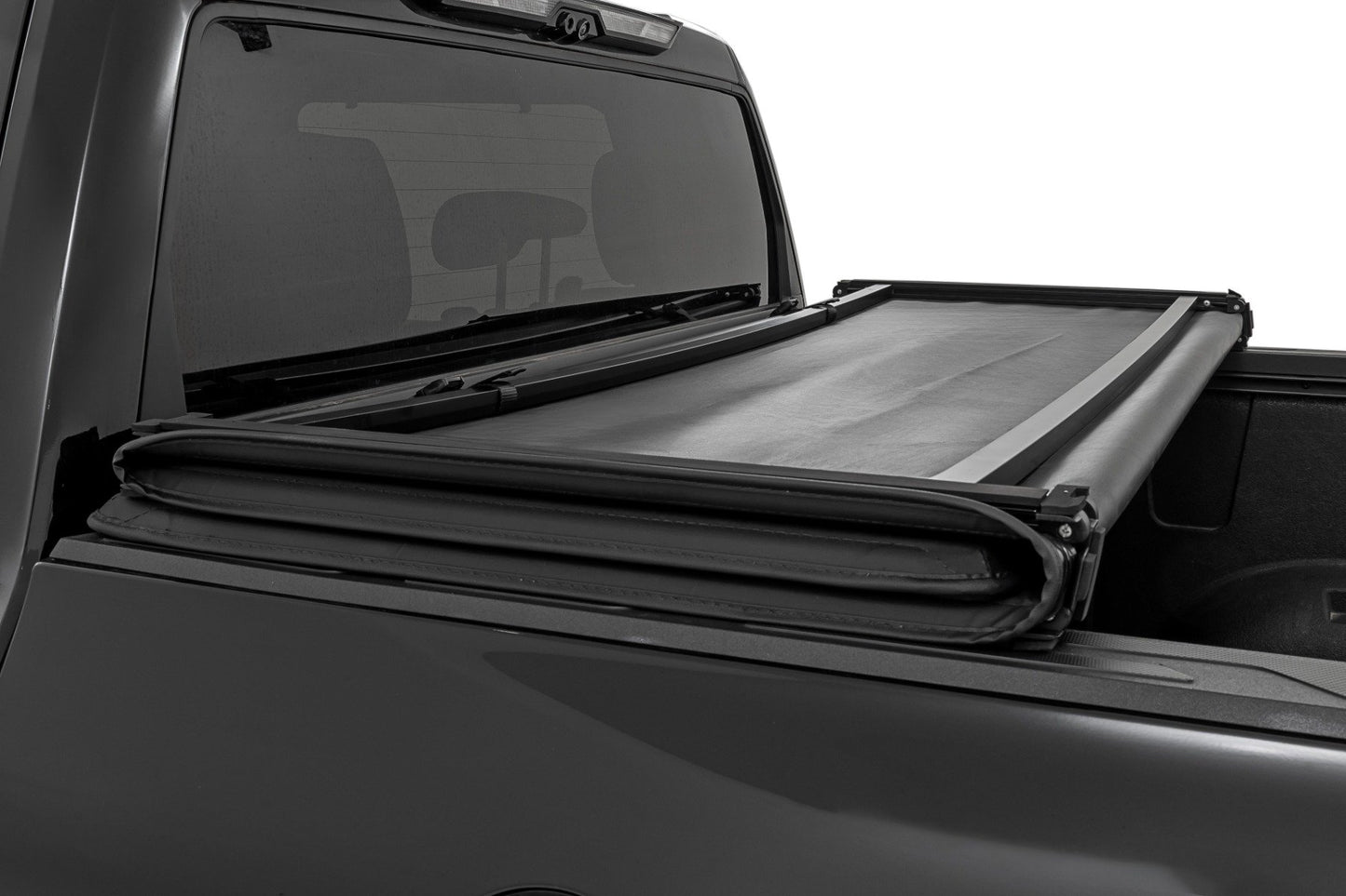 Soft Tri-Fold Bed Cover | 6'7" Bed | with & w/o OE Rails | Toyota Tundra 2WD/4WD (2022-2025)
