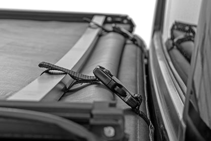 Soft Tri-Fold Bed Cover | 5'7" Bed | with and w/o OE Rail | Toyota Tundra (22-25)