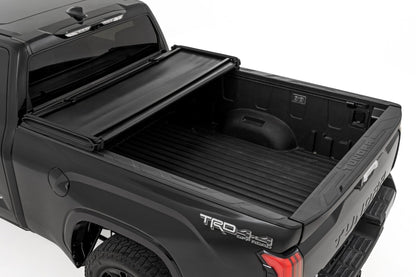 Soft Tri-Fold Bed Cover | 6'7" Bed | with & w/o OE Rails | Toyota Tundra 2WD/4WD (2022-2025)