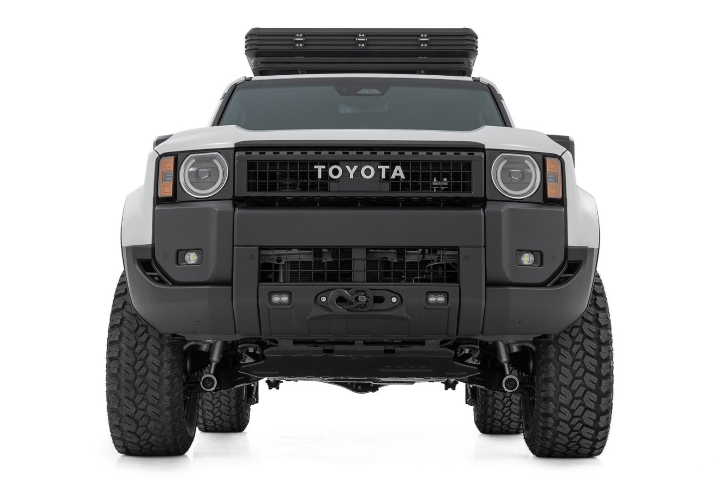 Hidden Winch Mount | White SAE | PRO1200S | Toyota Land Cruiser 4WD (2024-2025)