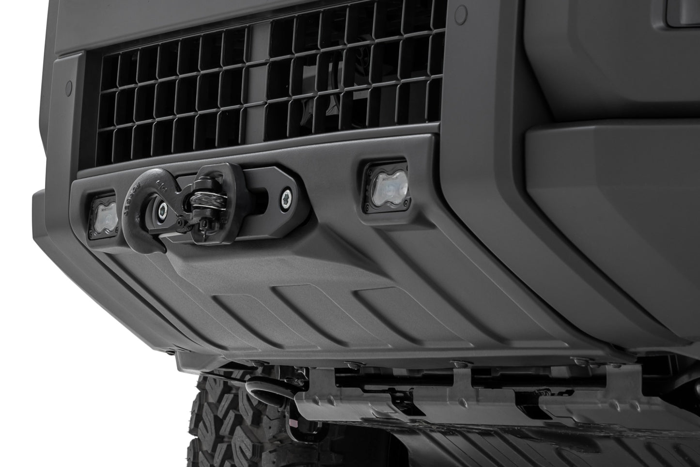 Hidden Winch Mount | Yellow SAE | PRO1200S | Toyota Land Cruiser 4WD (2024-2025)