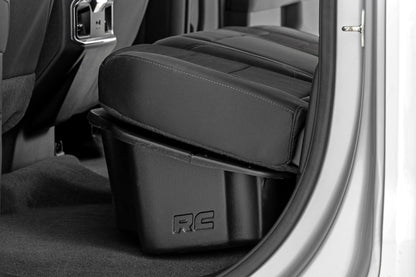 Under Seat Storage with Locking Lid | Double Cab | Chevy/GMC 1500/2500HD/3500HD (19-26 & Classic)