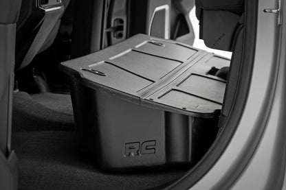 Under Seat Storage with Locking Lid | Double Cab | Chevy/GMC 1500/2500HD/3500HD (19-26 & Classic)