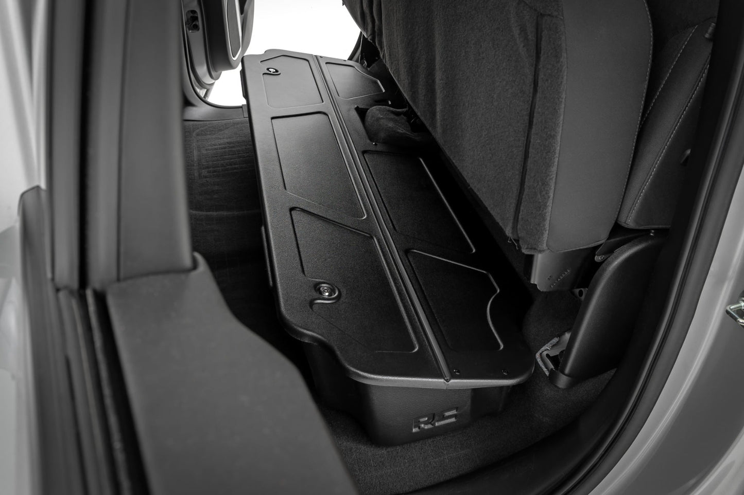 Under Seat Storage with Locking Lid | Double Cab | Chevy/GMC 1500/2500HD/3500HD (19-26 & Classic)