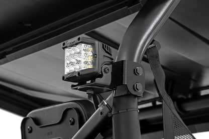 LED Light Kit | Rear Mount | 2" Black Pair | Amber DRL | Segway 570 F