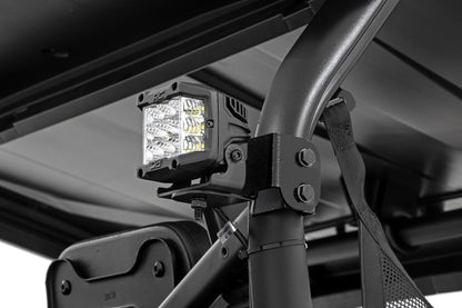 LED Light Kit | Rear Mount | 2" Black Pair | White DRL | Segway 570 F
