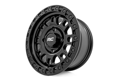 Rough Country 82 Series Wheel | UTV | Semi Gloss Black | 15x7 | 5x4.5 | +10mm