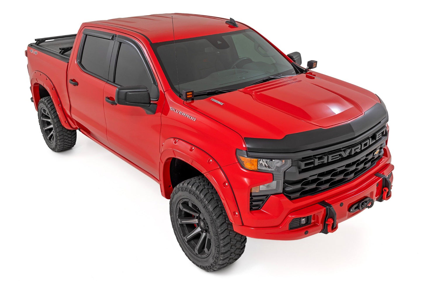 Hood Protector | Gloss Black | Chevy Silverado 1500 2WD/4WD (2019-2026 & Classic)