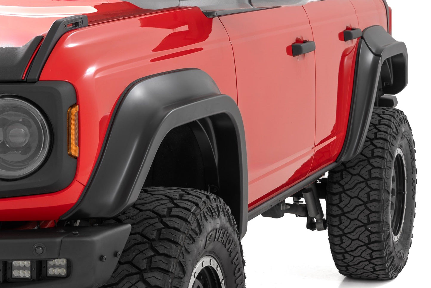Fender Flares | PQ Race Red | Ford Bronco 4WD (2021-2025)