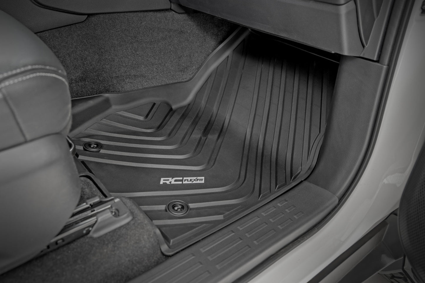 Flex-Fit Floor Mats | FR & RR | Toyota Landcruiser (2024-2025)