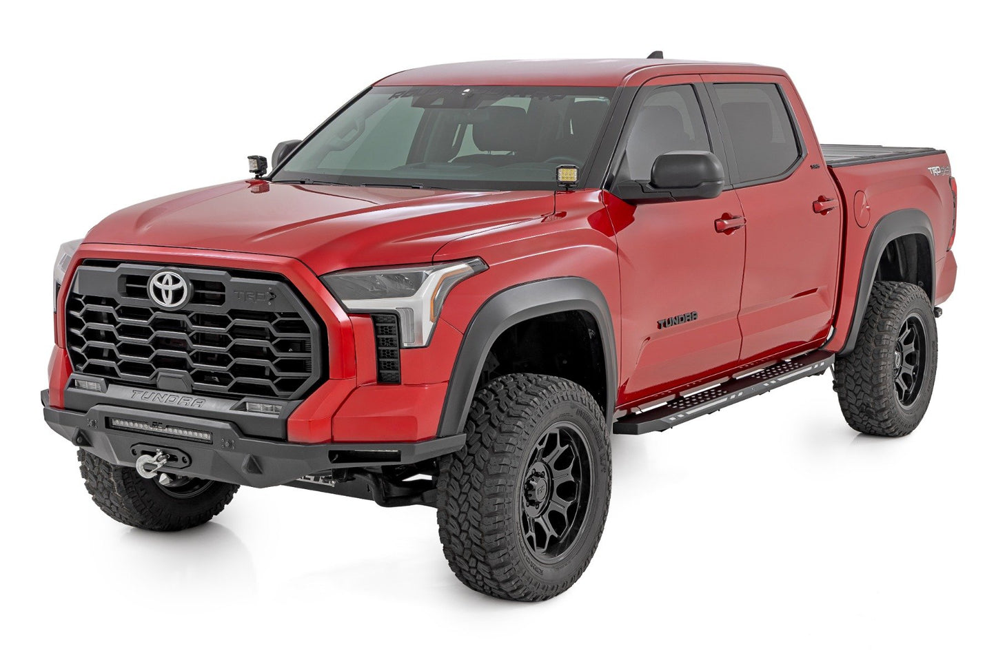 AC2 Running Boards | Amber/White | CrewMax | Toyota Tundra 2WD/4WD (2022-2025)