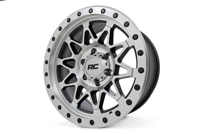 Rough Country 78 Series Wheel | Simulated Beadlock | Full Machine | 18x9 | 8x6.5 | -12mm