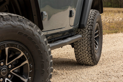 Nerf Steps | 3-Inch Tube | 4 Door | Jeep Wrangler Unlimited 2WD/4WD (2018-2026)