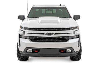 Hood Scoop | GAZ Summit White | 2019-2024 Silverado 1500