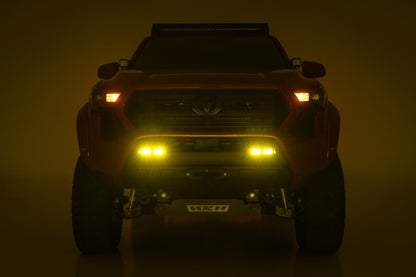 LED Fog Light Kit | 3x1.75 Inch Black Series Slim Aux | Yellow | Toyota Tacoma (2024-2026)