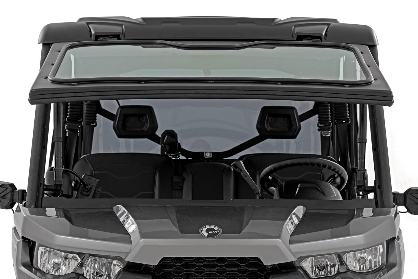 Electric Tilt Windshield | Glass | Formed Frame | Can-Am Defender HD 8/HD 9/HD 10