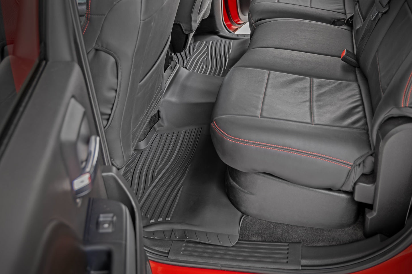 Flex-Fit Floor Mats | FR & RR | FR Bucket | Crew | Chevy/GMC 1500/2500HD/3500HD (14-18)