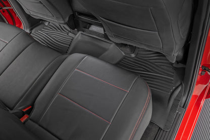 Flex-Fit Floor Mats | FR & RR | FR Bucket | Crew | Chevy/GMC 1500/2500HD/3500HD (14-18)