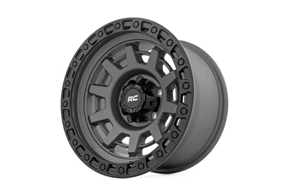 Rough Country 85 Series Wheel | One-Piece | Gunmetal Gray/Black | 15x8 | 5x5.5 | -19mm