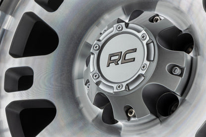 Rough Country 82 Series Wheel | One-Piece | Full Machined | 17x9 | 6x5.5 | -12mm