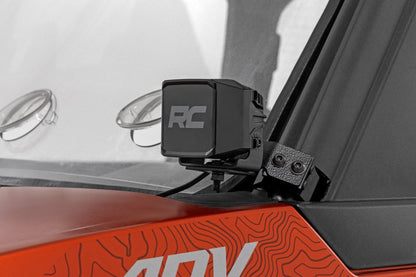 LED Light Kit | Front Mount | 2" Black Pair | Polaris XPEDITION ADV 5