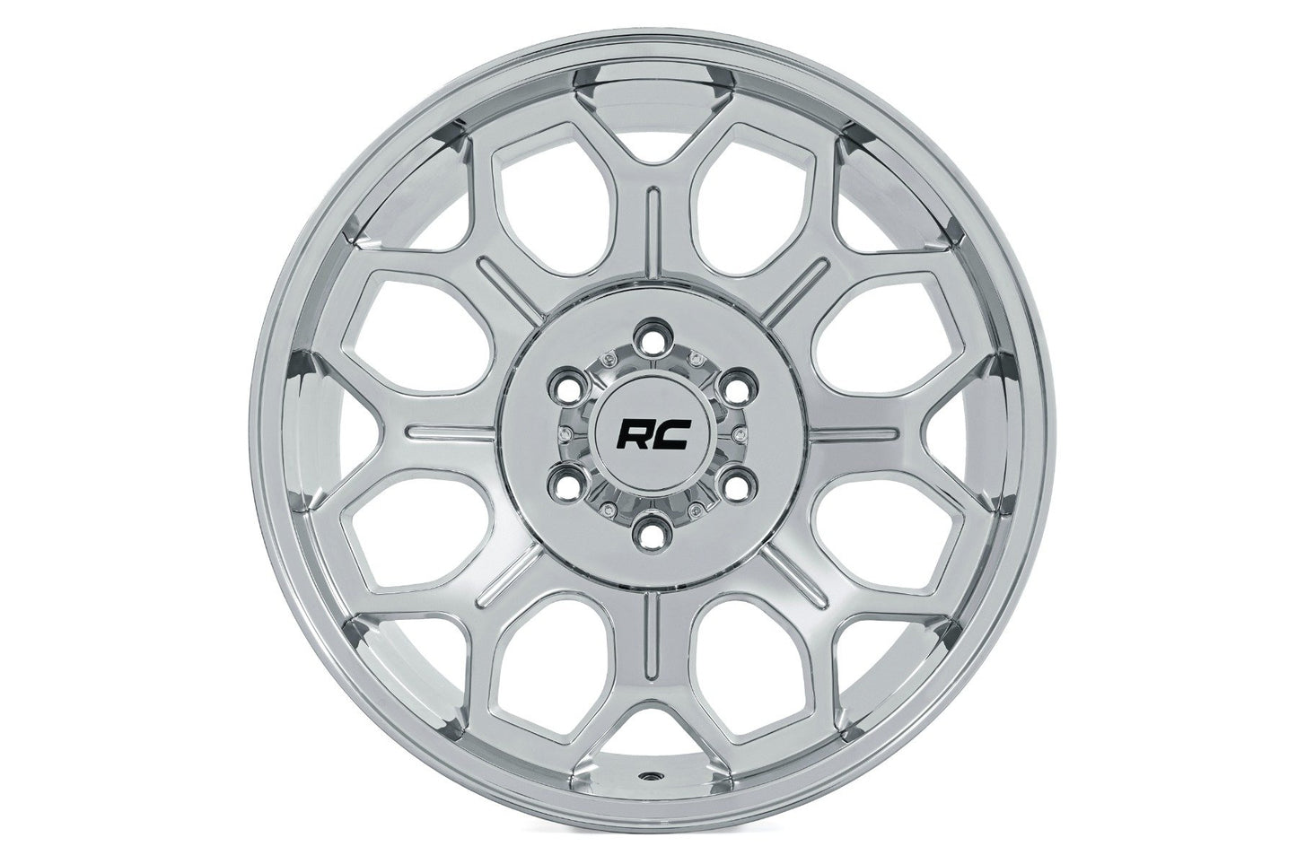 Rough Country 77 Series Wheel | One-Piece | Chrome | 20x9 | 6x5.5 | -12mm