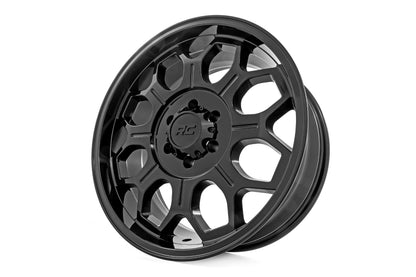 Rough Country 77 Series Wheel | One-Piece | Semi Gloss Black | 20x9 | 6x5.5 | -12mm